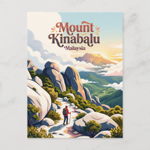 Mount Kinabalu Malaysia Postkarte