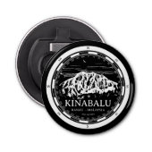 Mount Kinabalu - Ranau Malaysia Sabah Illustration Flaschenöffner (Vorderseite)