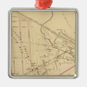 Mount Kisco, New York Silbernes Ornament