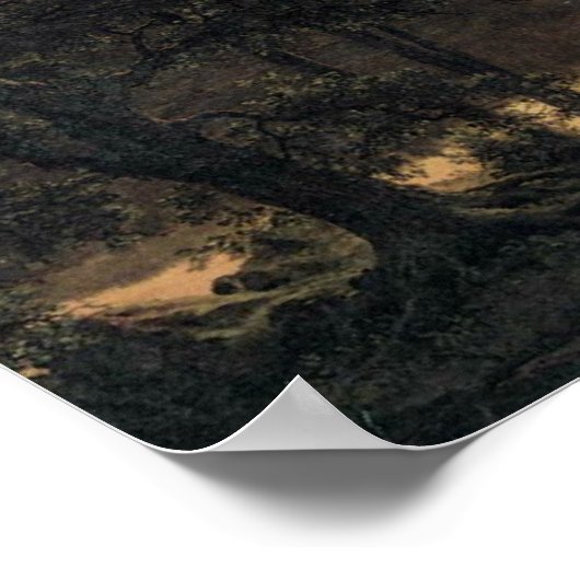 Mount Ktaadn (Katahdin) von Frederic Edwin Church Poster (Ecke)