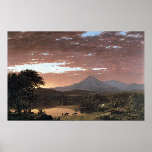 Mount Ktaadn (Katahdin) von Frederic Edwin Church Poster (Vorne)