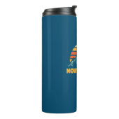Mount Langley California Retro Turquoise Thermosbecher (Nach links gedreht)