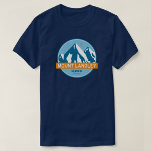 Mount Langley California Stars Moon T-Shirt