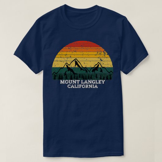 Mount Langley Kalifornien 1 T-Shirt (Design vorne)