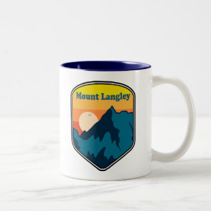 Mount Langley Kalifornien Sonnenaufgang Zweifarbige Tasse
