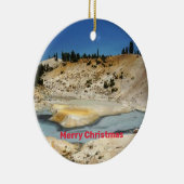 Mount Lassen NP Panorama-Ornament Keramik Ornament (Rechts)