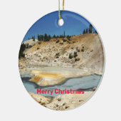 Mount Lassen NP Panorama-Ornament Keramik Ornament (Links)