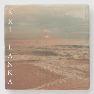 Mount Lavinia Beach - Colombo - Sri Lanka Steinuntersetzer