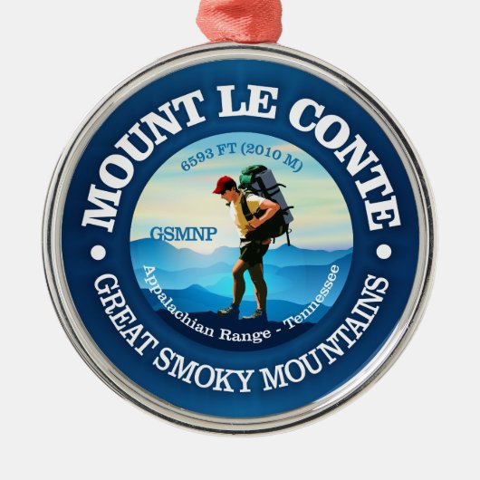 Mount Le Conte (C) Ornament Aus Metall (Vorne)