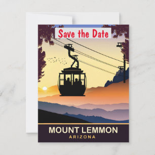 Mount Lemmon, Arizona, Reise-Postkarte,  Save The Date