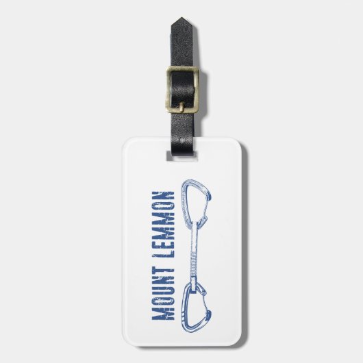 Mount Lemmon Climbing Quickziehung Gepäckanhänger (Vorderseite vertikal)
