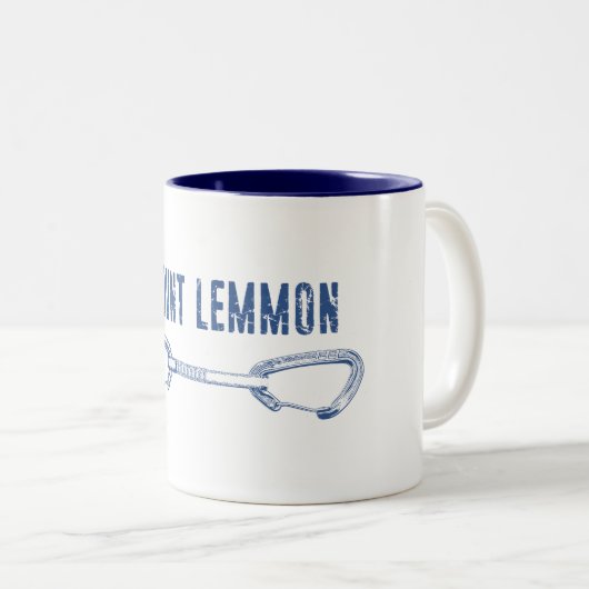 Mount Lemmon Climbing Quickziehung Zweifarbige Tasse (VorderseiteRechts)