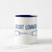 Mount Lemmon Climbing Quickziehung Zweifarbige Tasse (Mittel)