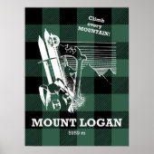 Mount Logan Canada St Elias Range Mountainering Poster (Vorne)