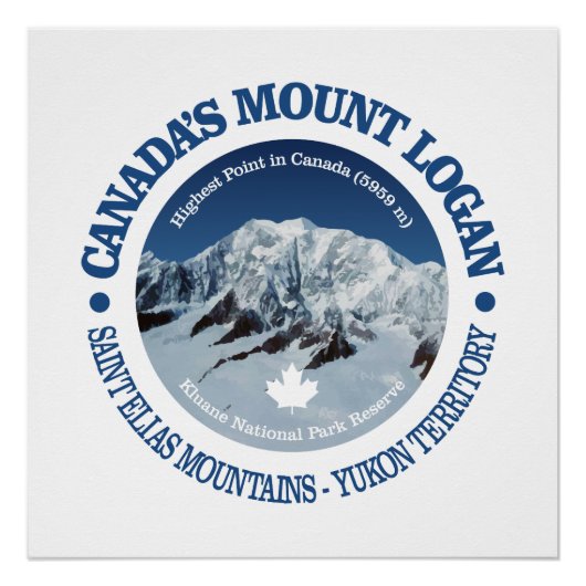 Mount Logan Poster (Vorderseite)