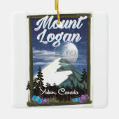 Mount Logan, Yukon, Kanada Keramikornament (Vorderseite)