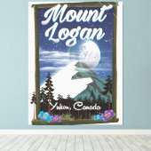 Mount Logan, Yukon, Kanada Leinwanddruck (Insitu (Holzboden))