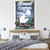 Mount Logan, Yukon, Kanada Leinwanddruck (Insitu (Schlafzimmer))