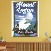 Mount Logan, Yukon, Kanada Leinwanddruck (Insitu (Wohnzimmer))
