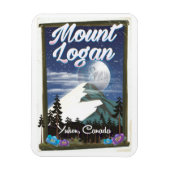 Mount Logan, Yukon, Kanada Magnet (Vertikal)