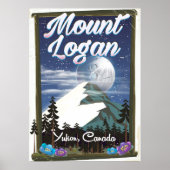 Mount Logan, Yukon, Kanada Poster (Vorne)