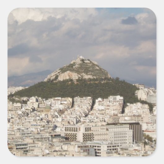 Mount Lycabettus Athens Stickers (Vorderseite)