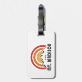 Mount Madison New Hampshire Gepäckanhänger (Rückseite vertikal)