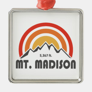 Mount Madison New Hampshire Ornament Aus Metall