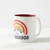 Mount Madison New Hampshire Zweifarbige Tasse (VorderseiteRechts)