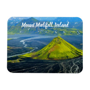 Mount Mælifell Island stilisiert Magnet