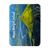 Mount Mælifell Island stilisiert Magnet (Vertikal)