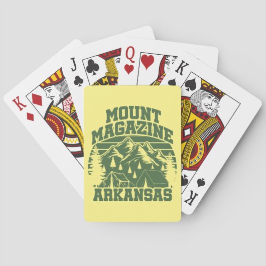 Mount Magazine Staat Park Spielkarten (Rückseite)