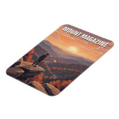 Mount Magazine State Park Arkansas Reise Magnet (Linke Seite)