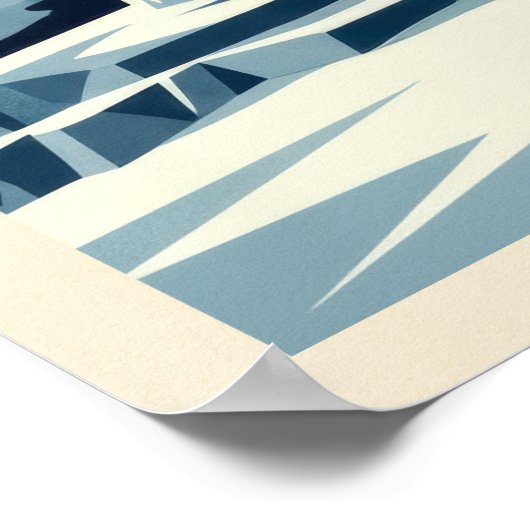 Mount Manaslu Nepal V02 Poster (Ecke)