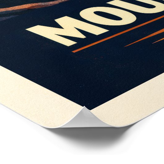 Mount Manaslu Nepal V03 Poster (Ecke)