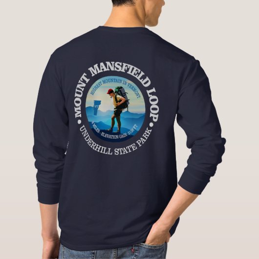 Mount Mansfield Loop (C) T-Shirt (Rückseite)