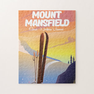 Mount Mansfield, Stowe Nord-Vermont Skigebiet Puzzle