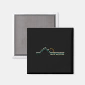 Mount Mansfield Vermont Skigebiet Magnet (Vorderseite/Rückseite)