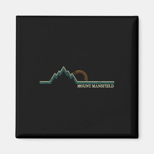 Mount Mansfield Vermont Skigebiet Magnet (Vorne)