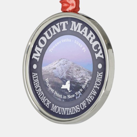 Mount Marcy Ornament Aus Metall (Links)