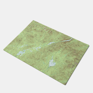 Mount Marcy Topographische Karte - Adirondack Park Fußmatte