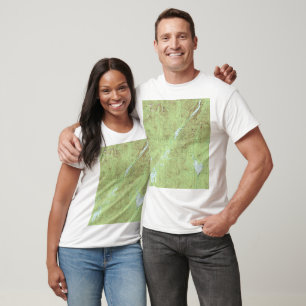 Mount Marcy Topographische Karte - Adirondack Park T-Shirt