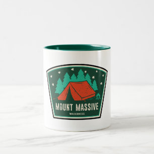Mount Massive Wilderness Colorado Camping Zweifarbige Tasse