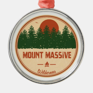 Mount Massive Wilderness Colorado Ornament Aus Metall