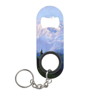 Mount McKinley, Alaska, Kunstmalerei Mini Flaschenöffner