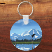 Mount McKinley Alaska Schlüsselanhänger (Vorderseite)