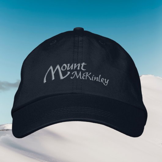 Mount McKinley Denali Alaska bestickt Hat Bestickte Baseballkappe