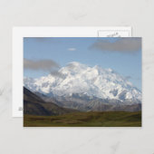 Mount Mckinley im Nationalpark Denali, Alaska Postkarte (Vorne/Hinten)