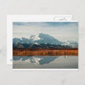 Mount McKinley in Denali NP, Alaska Postkarte (Vorne/Hinten)