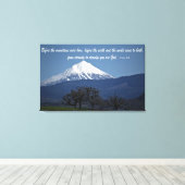 Mount McLoughlin - Psalms 90:2 Leinwanddruck (Insitu (Holzboden))